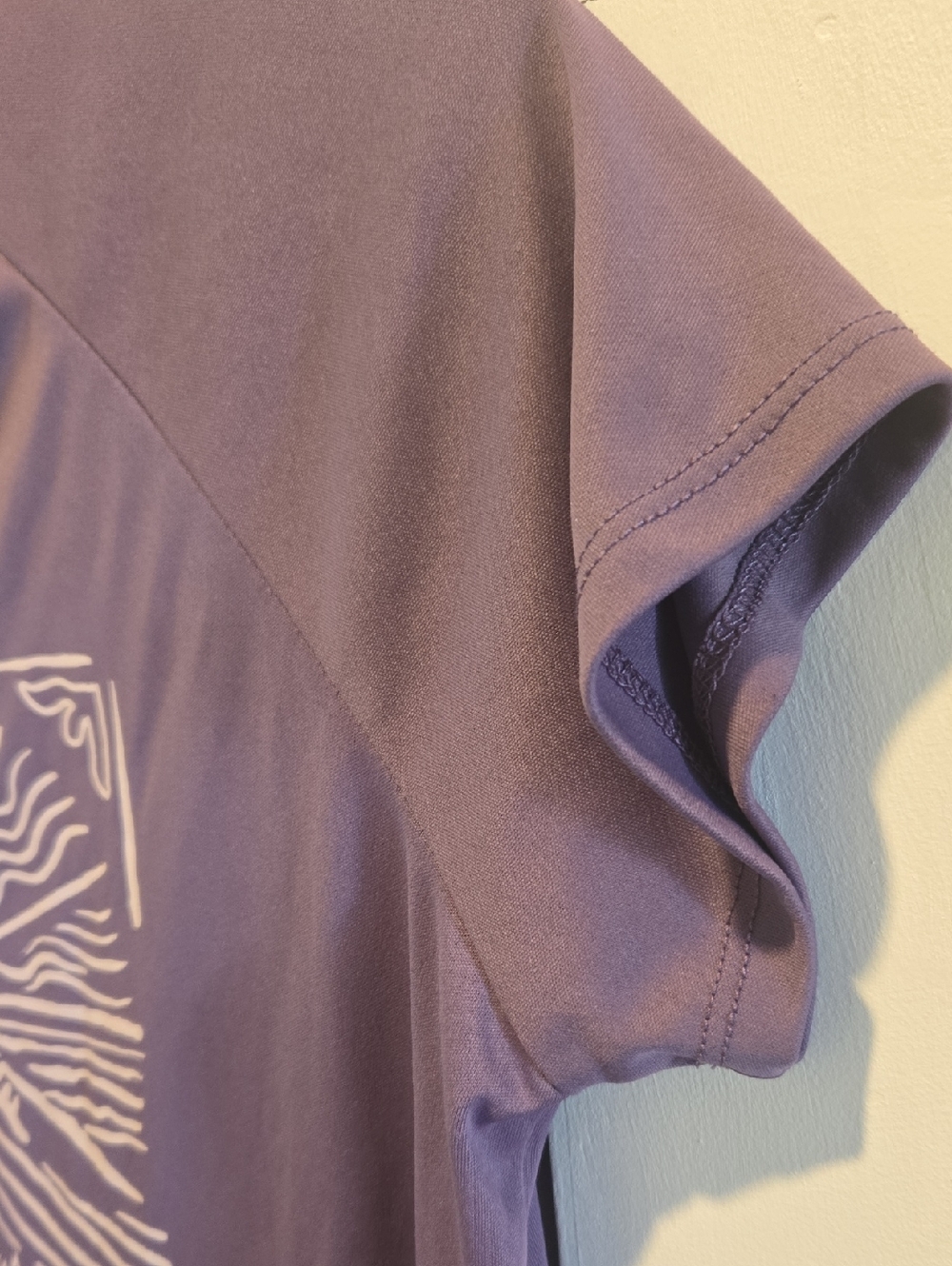 Reel Life Purple Split Back Beach Tee - Picture 4 of 10